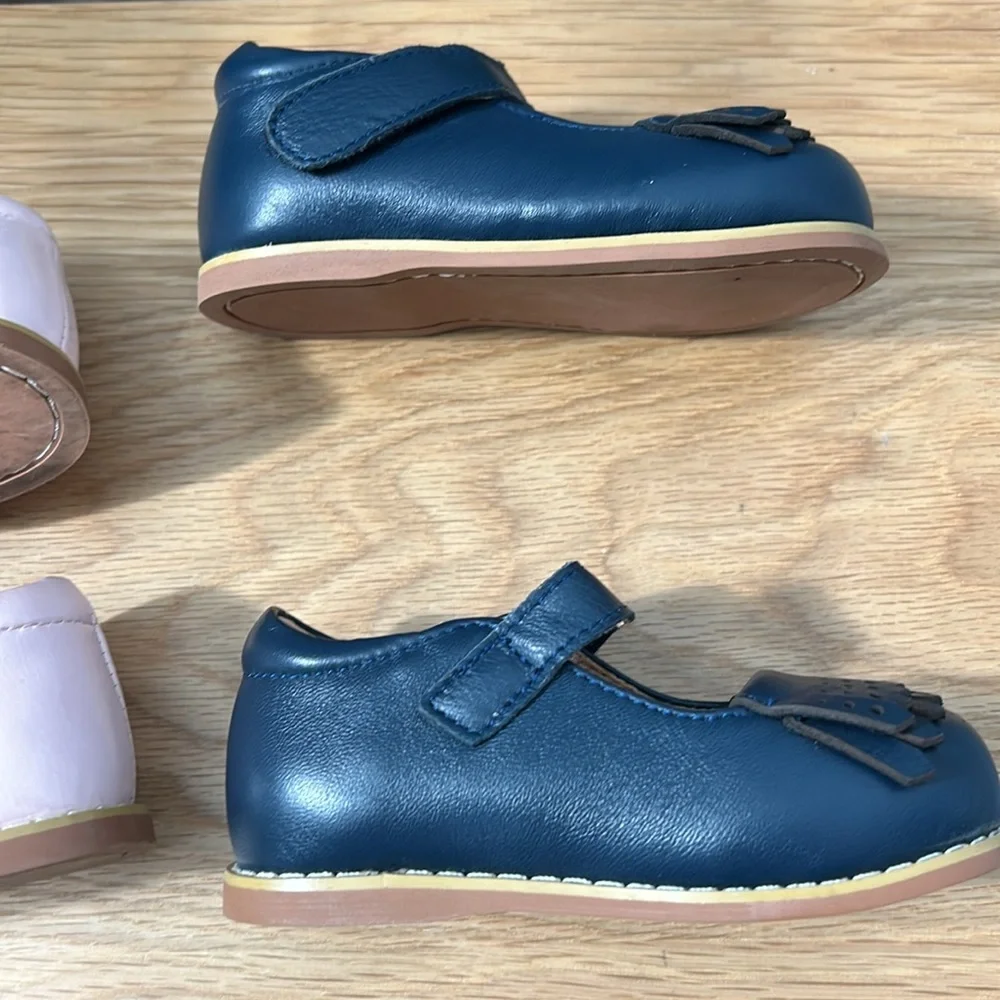 2 pair of Mary Jane Vintage Toddler Walkers for Girls sz 7 Tippy Tot Shoes